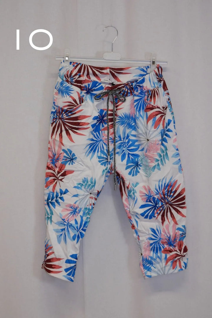 Kuviolliset Shortsit/caprit Suvi 38-42