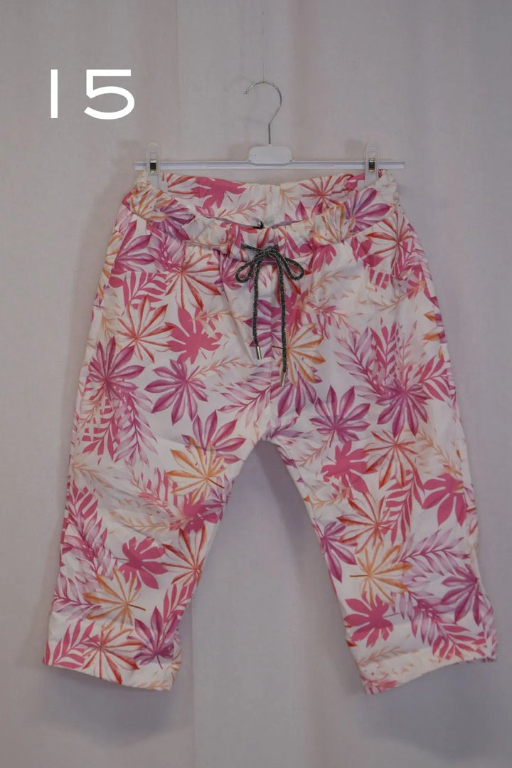 Kuviolliset Shortsit/caprit Suvi 38-42