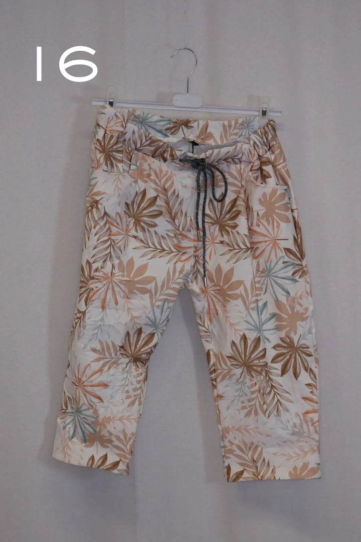 Kuviolliset Shortsit/caprit Suvi 38-42