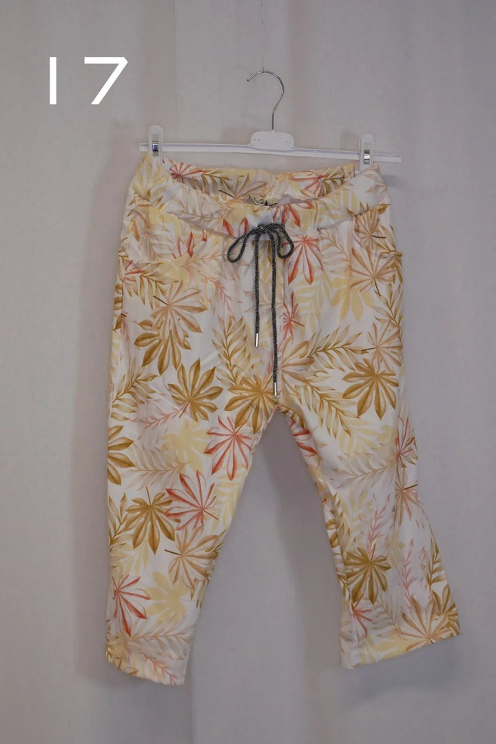 Kuviolliset Shortsit/caprit Suvi 38-42