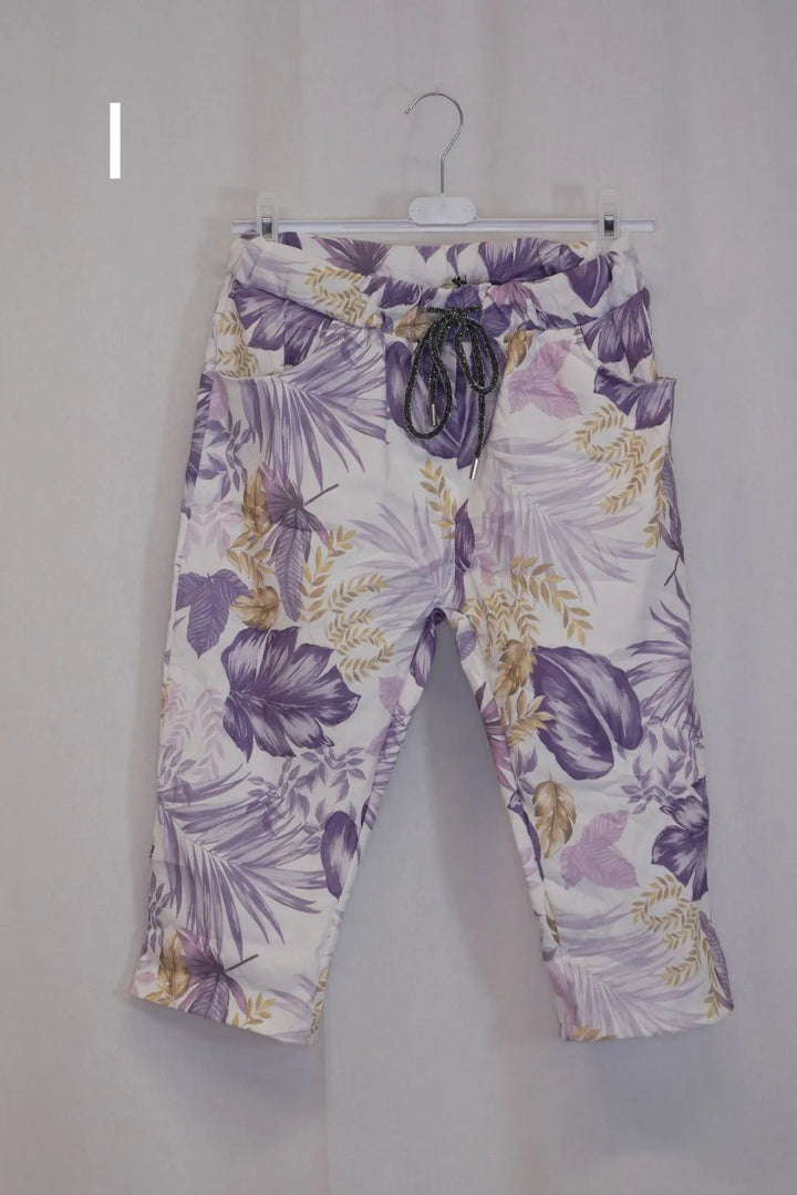 Kuviolliset Shortsit/caprit Suvi 38-42
