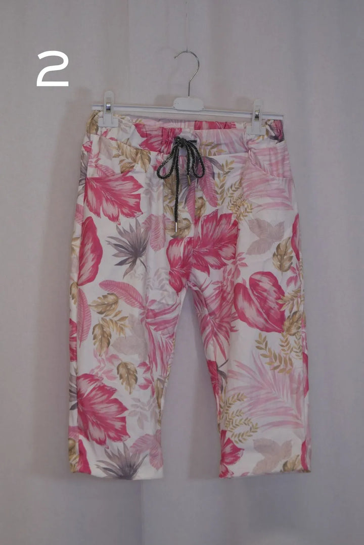 Kuviolliset Shortsit/caprit Suvi 38-42