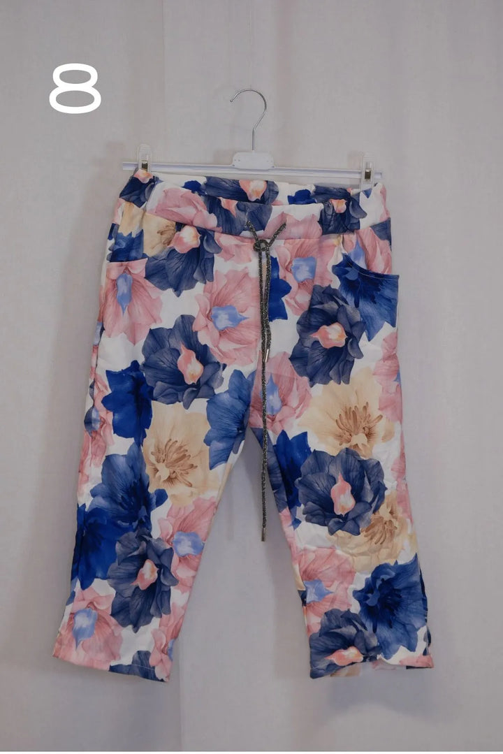 Kuviolliset Shortsit/caprit Suvi 38-42