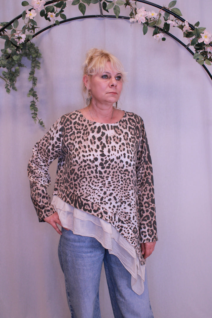 Leopardikuosinen pusero - Kiara