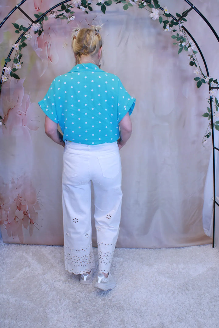 Kukkabrodeeratut farkut - Maija