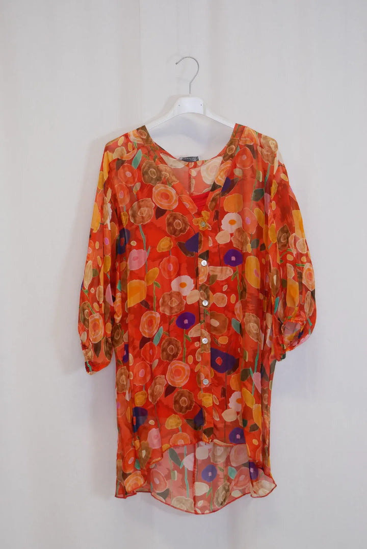 Silkkipaita napeilla Kerttu XL